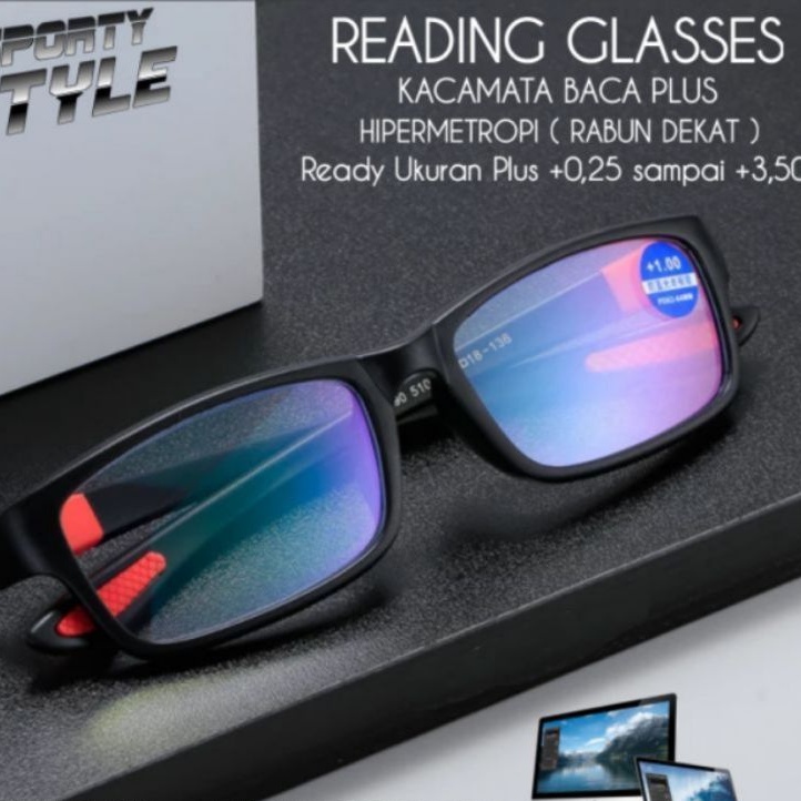 Kacamata Baca Antiradiasi Blueray Kacamata Pria Wanita 833