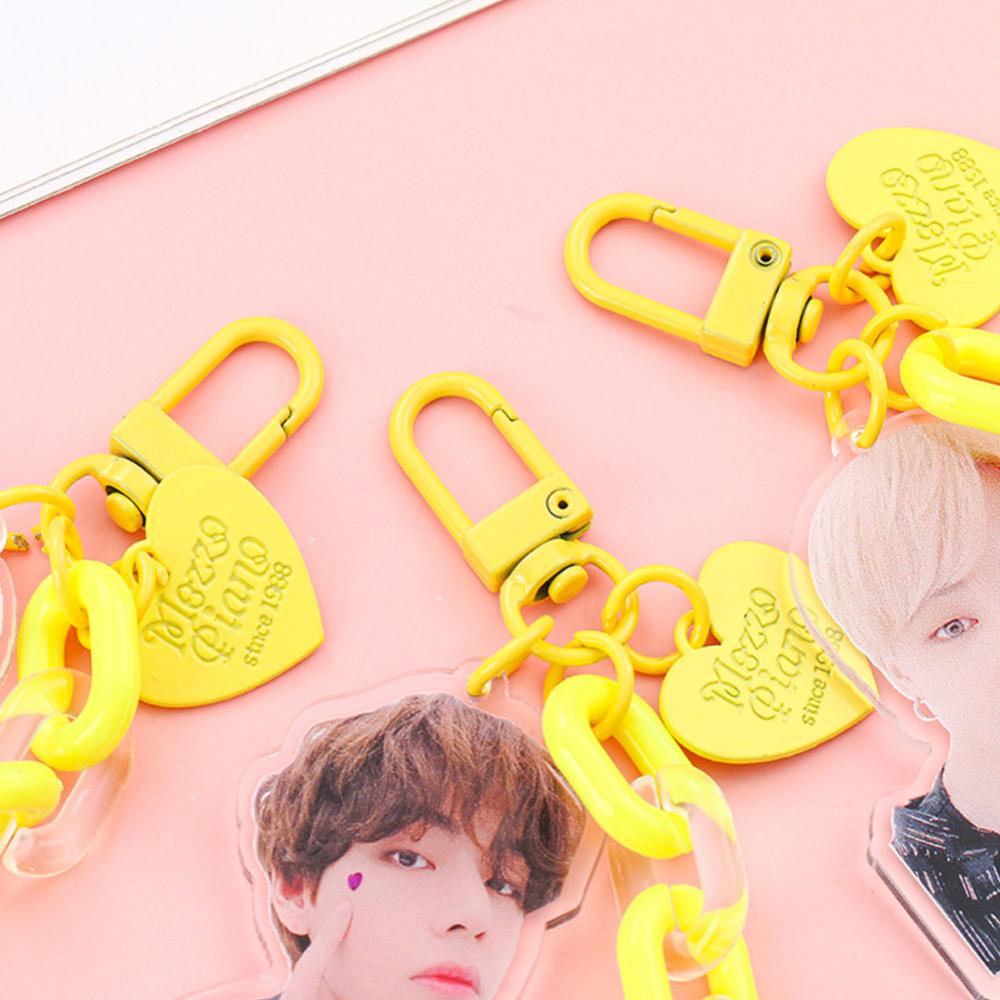 Timekey Gantungan Kunci Desain Mentega / JK / JHOPE / V / SUGA / JIN / JIMIN / RM BTS League Untuk Aksesoris Tas Bayi Rz8