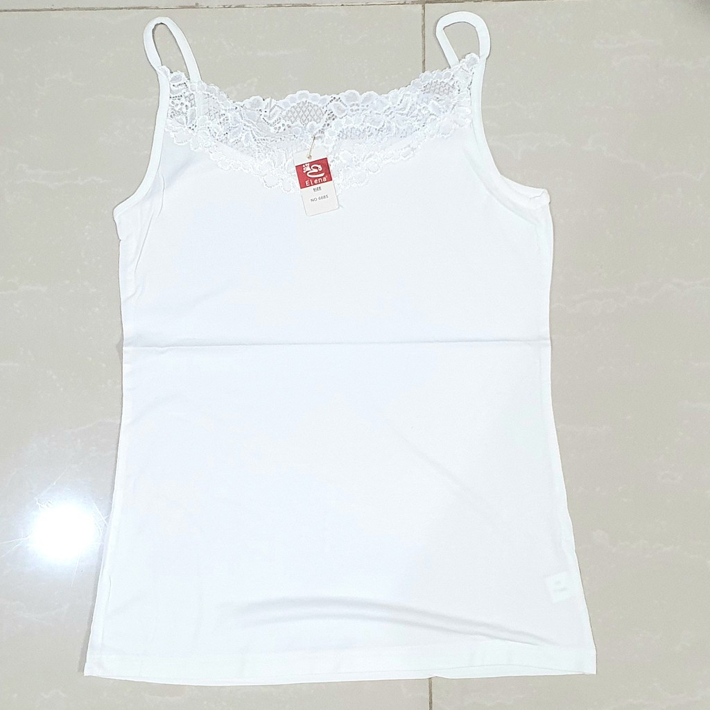 Singlet / Tank Top / Camisole Wanita Elena 6685 (Panjang 37cm, Lingkar 70cm)