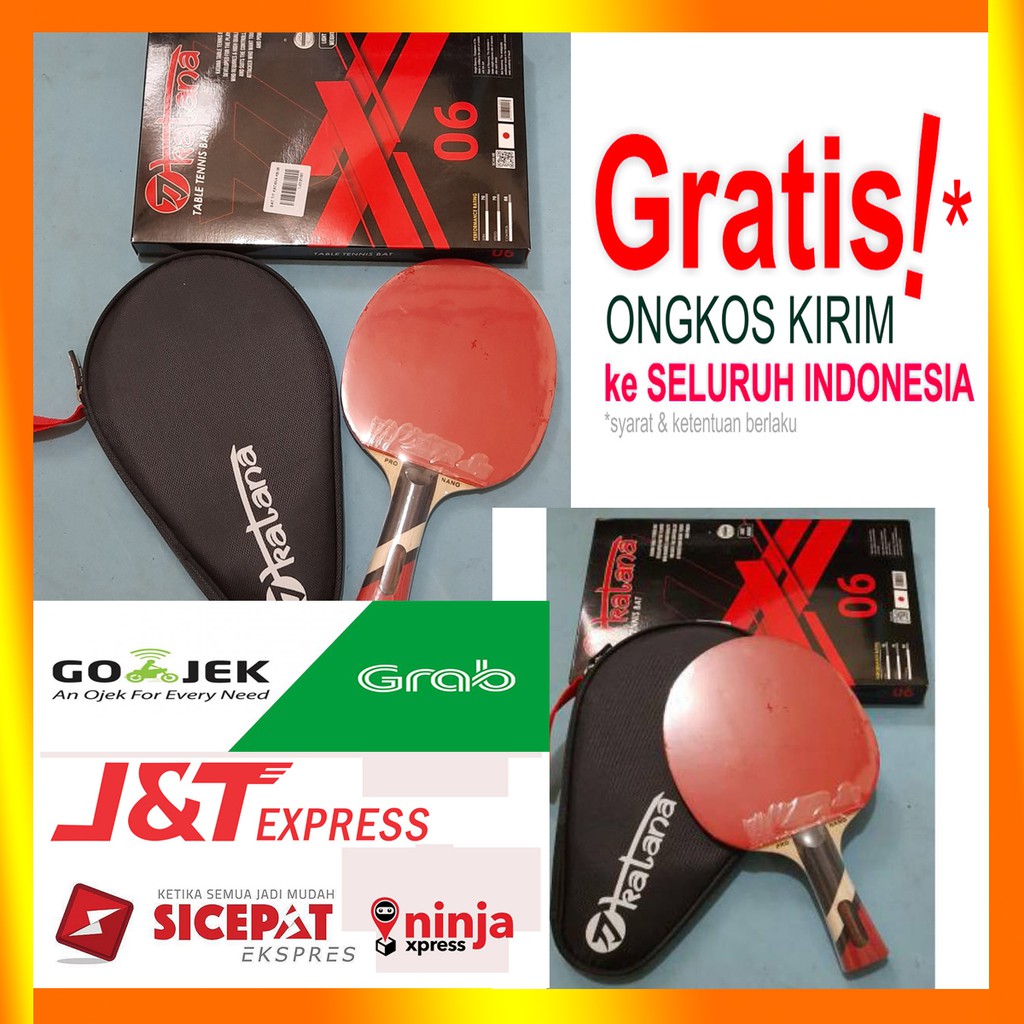 BET TENIS MEJA KATANA KB-06 CARBON PRO NANO - BAT PINGPONG  KATANA KB-06 CARBON PRO NANO ORIGINAL