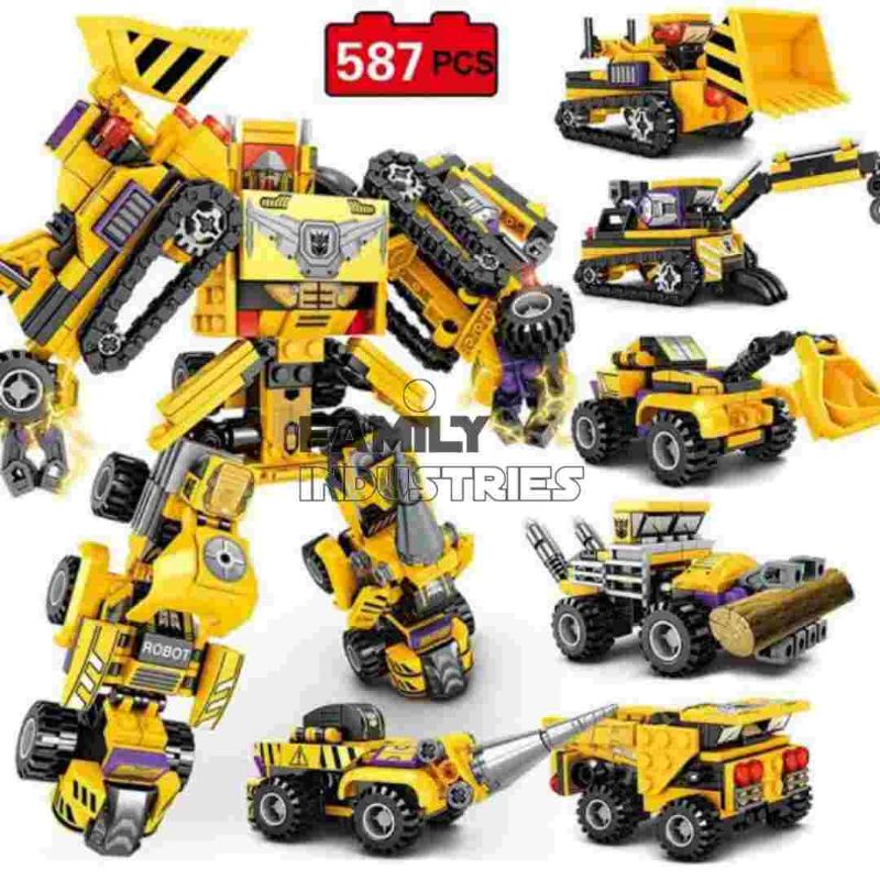 1PCS LEGO SEMBO BLOCK KONTRUKSI/BELI 6 BISA D GABUNG JADI ROBOT