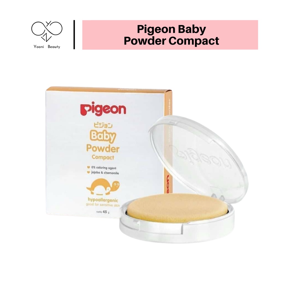 Pigeon Baby Powder Compact 45gr / Bedak Padat Pigeon Baby / Bedak Bayi Padat