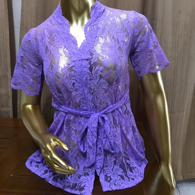Kebaya Bali | Kebaya mirabel sofia | kebaya hamil |kebaya Brokat-Lavender