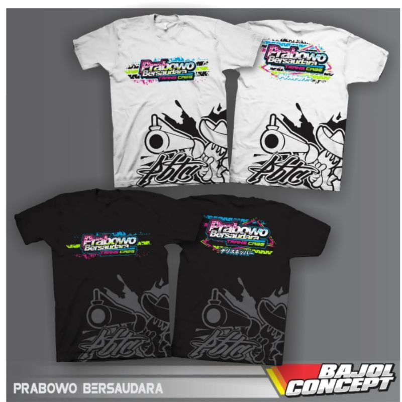 kaos PBTC original - kaos truck cabe PBTC terbaru prabowo bersaudara rebecca ktm mtrl malang stfc al