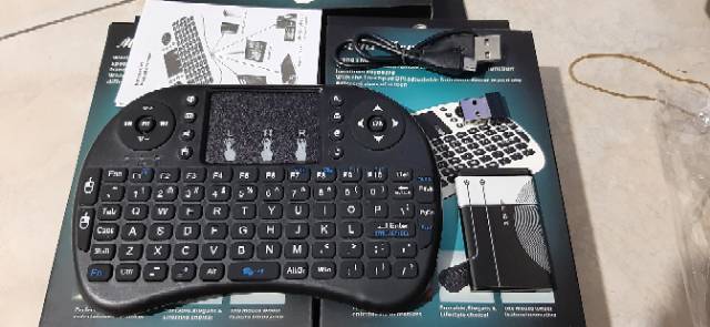 REMOTE REMOT MAGIC TV LED LCD I8 KEYBOARD AIR MOUSE ORIGINAL ASLI