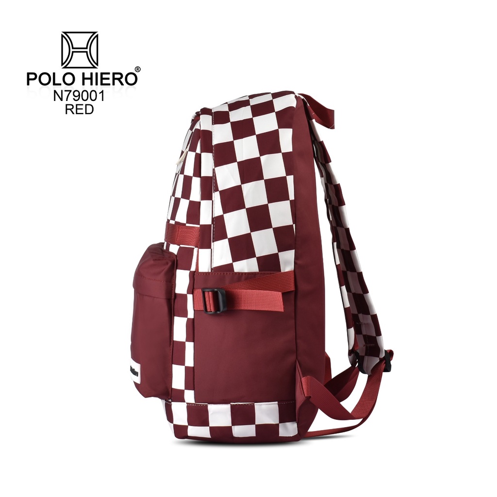 (RF) Tas Ransel Sekolah Polo Hiero N79001 Tas Travelling Wanita