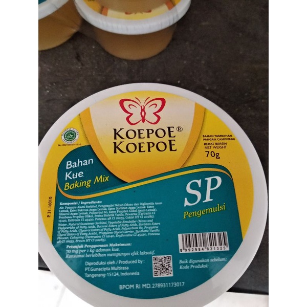 

SP pengemulsi koepoe koepoe 70g