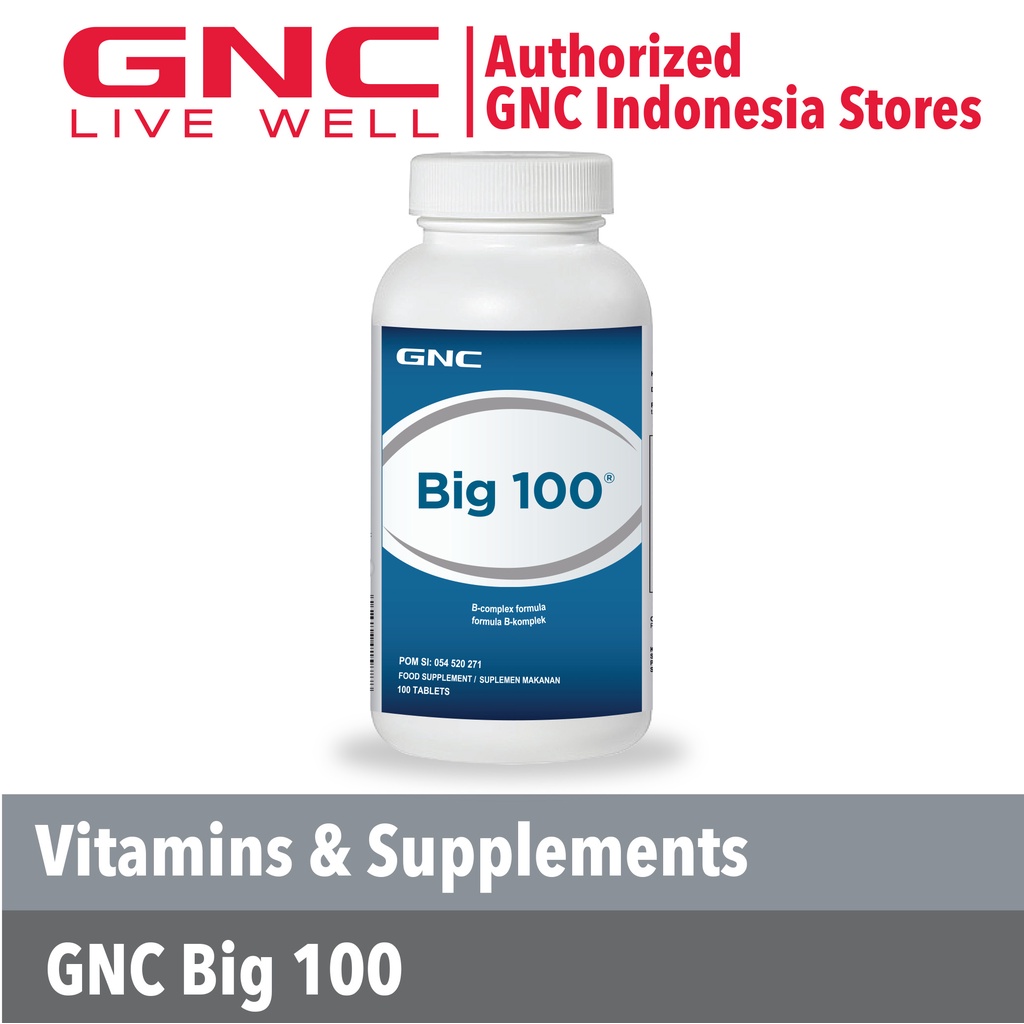 GNC Big 100 B-Complex - 100 tablet (153967)