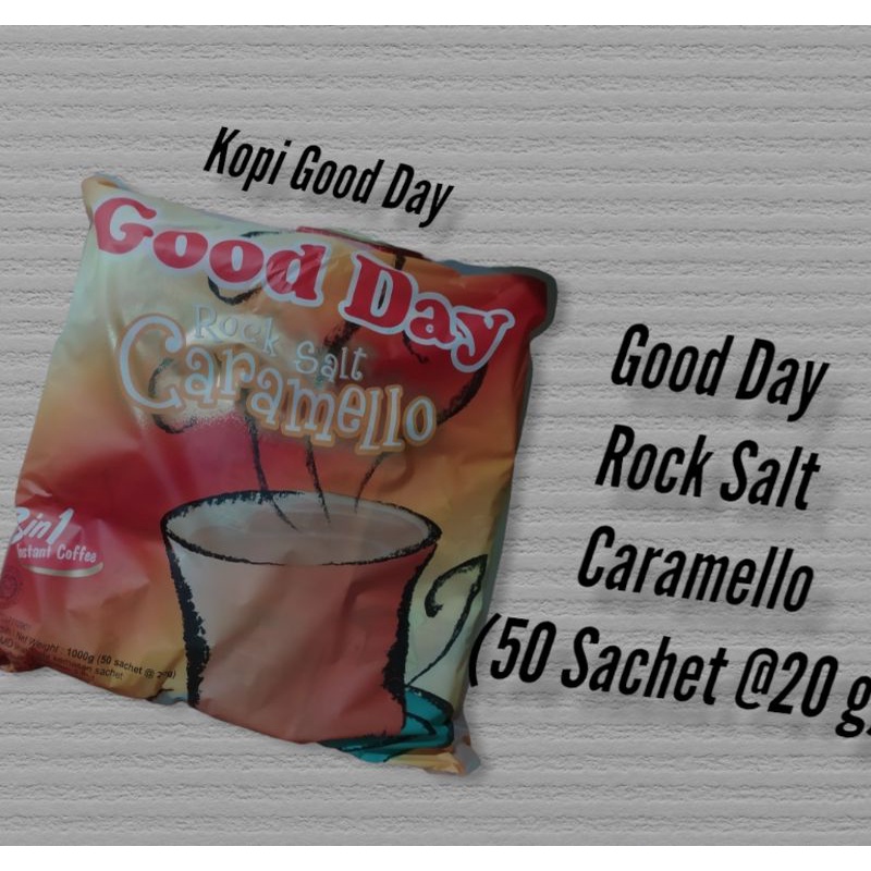 

GOOD DAY CARAMELLO BAG ( 50 SACHET )