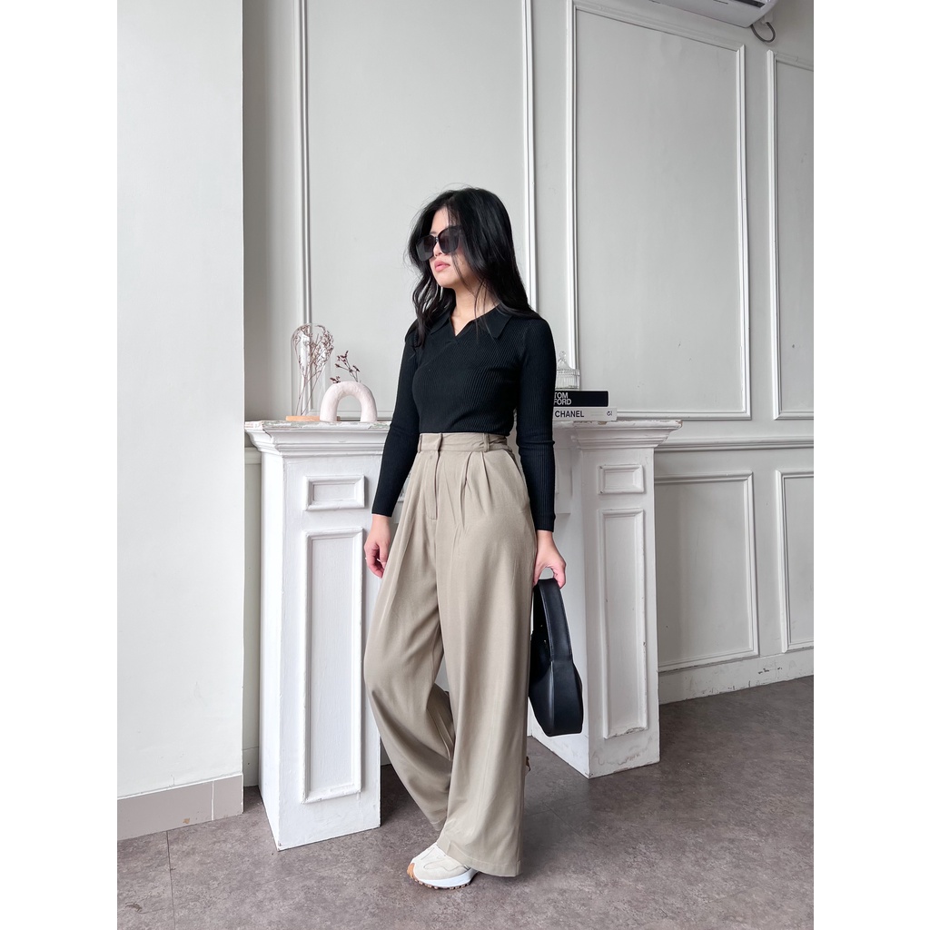 SURRELL - Jade Pants | Celana Panjang Kulot