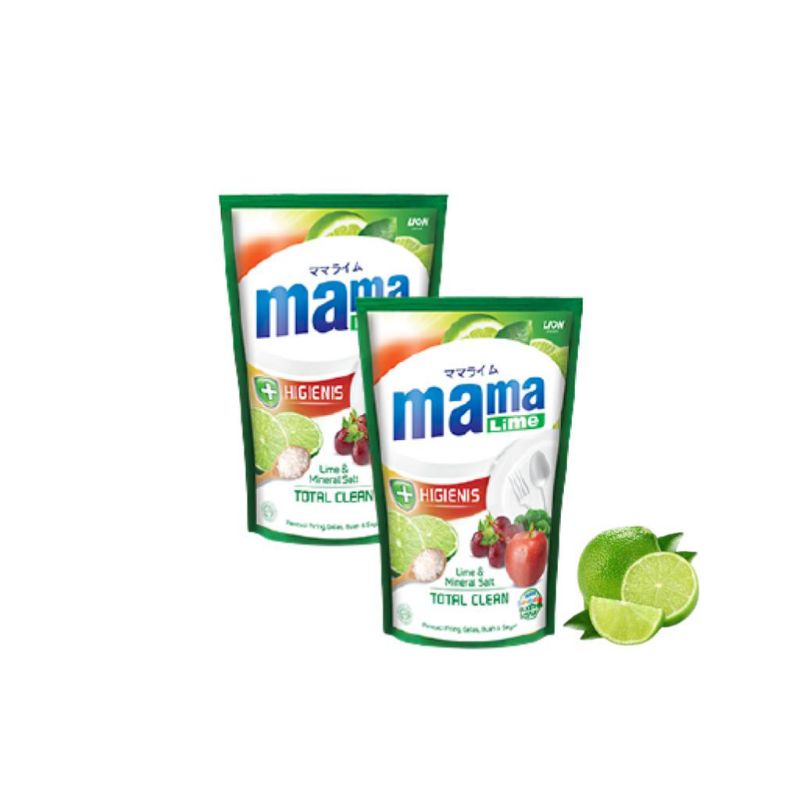 Mama lime Anti Bacteria Pouch 780 ml || Sabun cuci piring mamalime || Soklin Lantai 780 ml