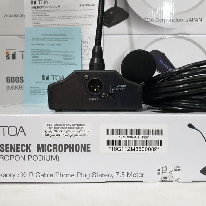 TOA Mic Podium ZM 380 AS / ZM-380 AS