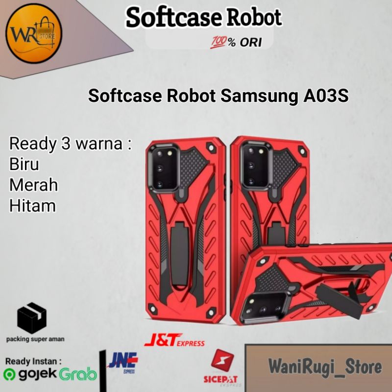 Casing Samsung A03S Model Robot With Standing