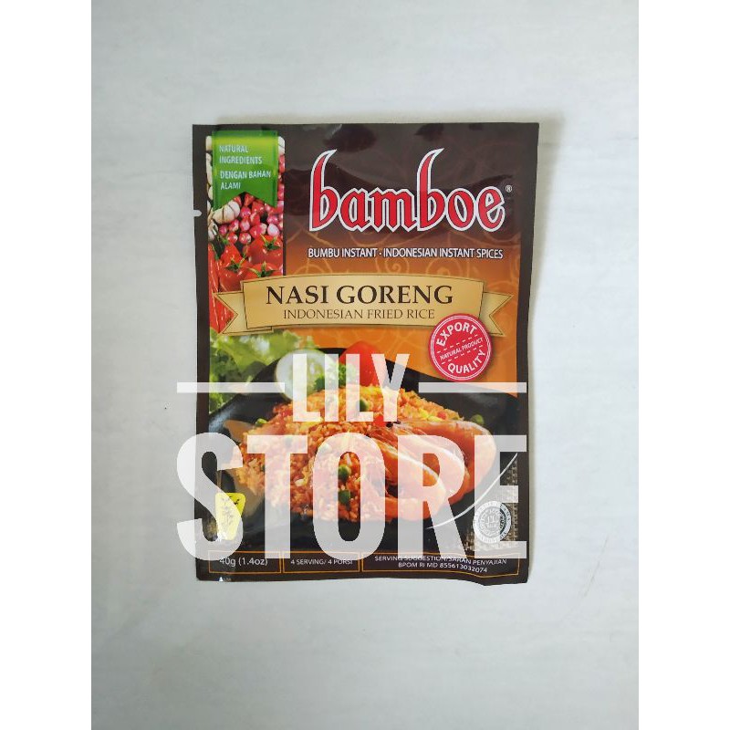 

Bamboe / Bambu Bumbu Nasi Goreng Export 40g