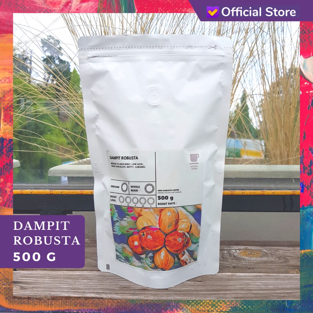 

SUTOYO COFFEE – Kopi Robusta Dampit 500 Gram | Es Kopi Susu Blend | Espresso | Medium Dark Roast | Single Origin | Sutoyo Coffee