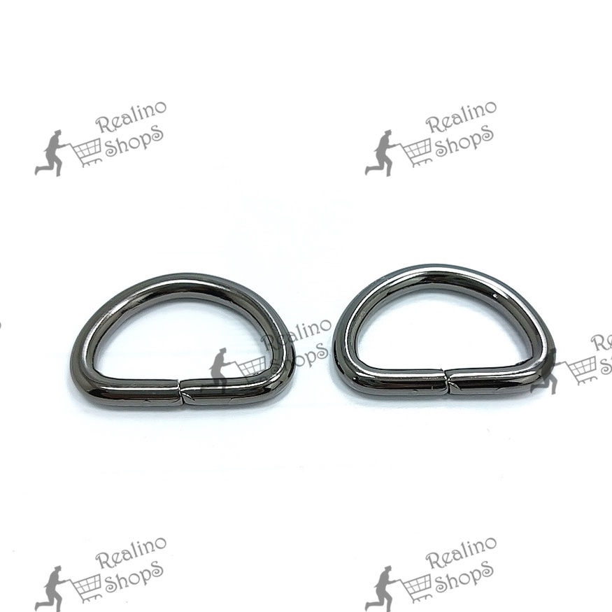 RING D - 2.5 CM BLACK NEKEL (KUALITAS TEBAL)