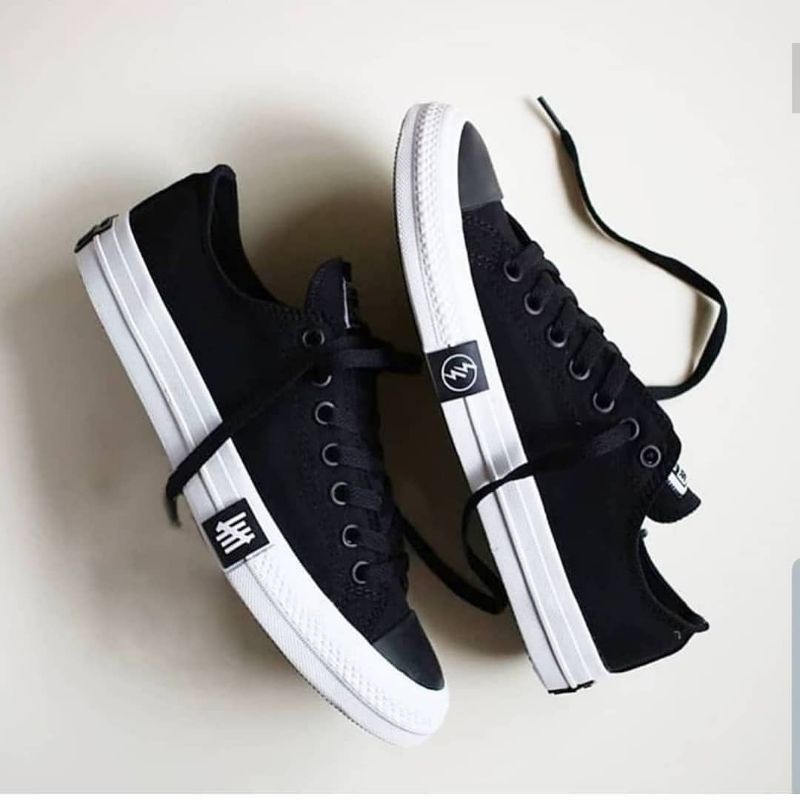 Sepatu Converse All Stars Undefeated Low Black Sneakers Premium Quality Sepatu cats wanita terbaru