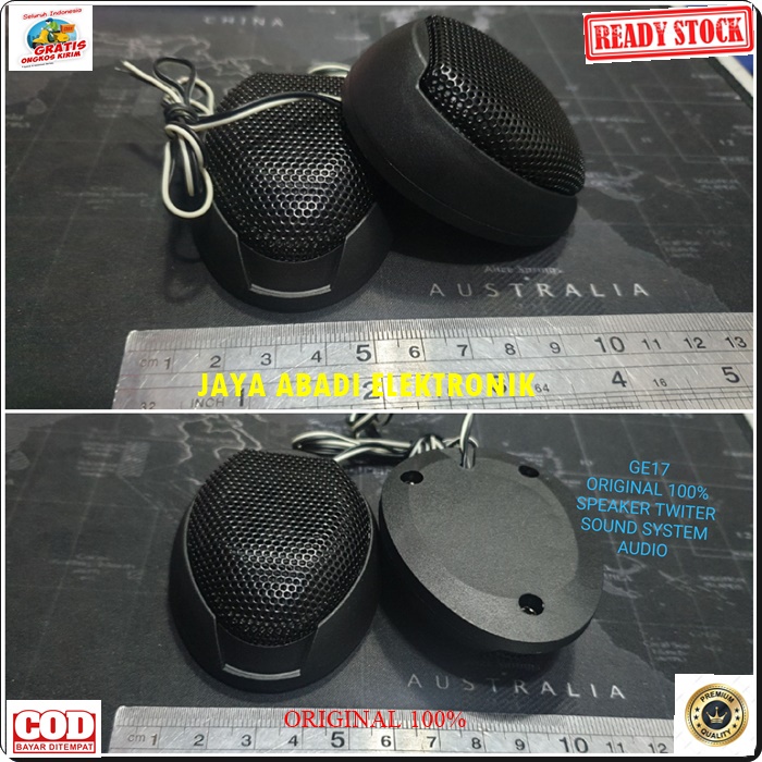 G17 SPEAKER SUPER COBRA SPIKER SPEKER TWEETER TWITER PIEZOO PASIF SPK MINI TREBEL SOUND SISTEM SURROUND SUROUND MOBIL CAR AUDIO VOCAL VOKAL SUARA DOME SPK MINI NEODYMIUM MUSIK CROSSOVER MUSIC PORTABLE PASIF 1 SET PIEZZO DOME AIRROW DIGITAL BOOSTER COIL