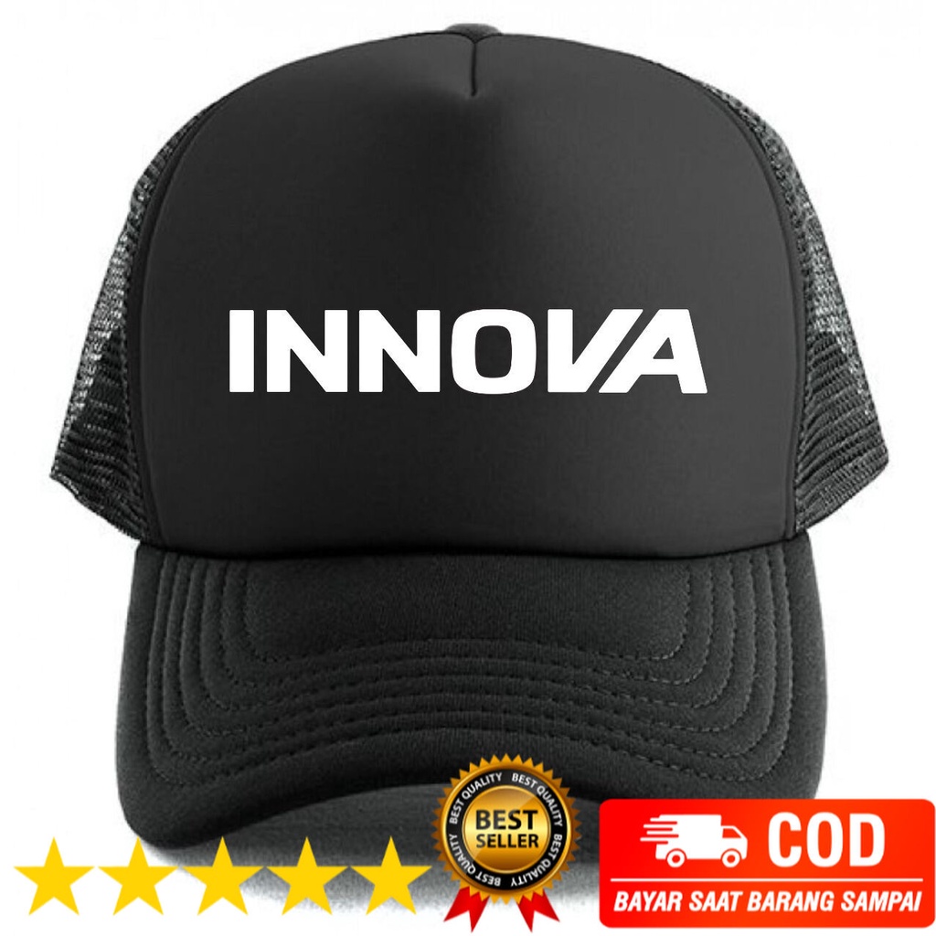 TOPI TRUCKER JARING SABLON Topi Toyota Innova / TOPI KHUSUS DEWASA