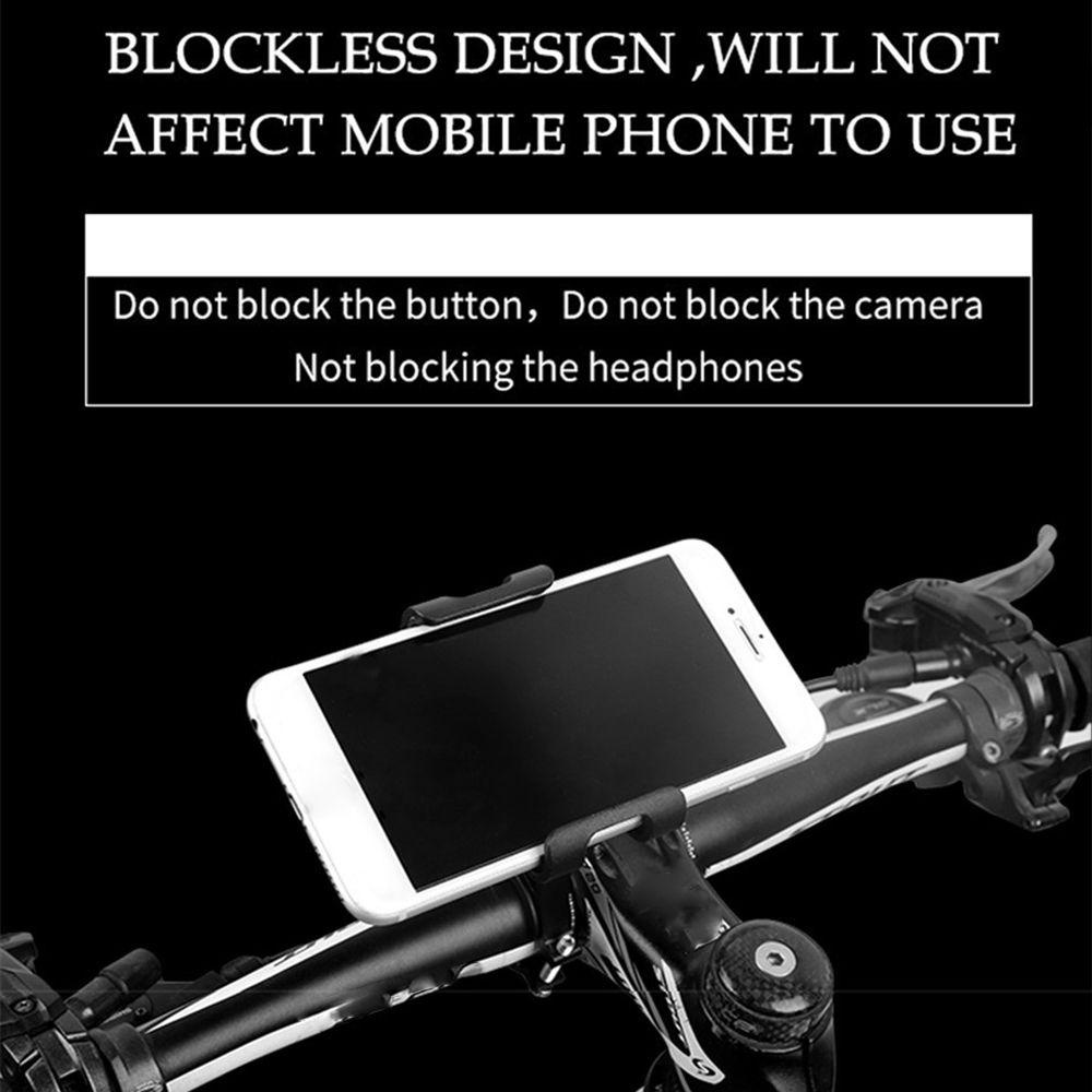 Nanas Aluminium Phone Mount Tahan Lama Non-slip Stang Stand Bracket Penyangga Hp