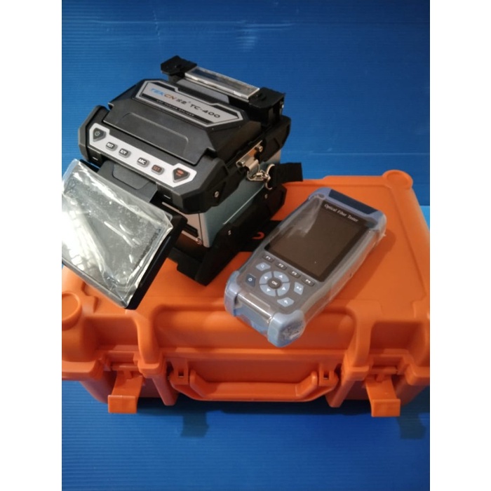 Fusion Splicer TEKCN TC-400 dengan Smart OTDR Mini