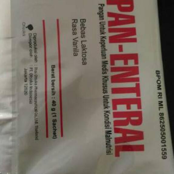 

[PRODUK Q6VIH] Susu panenteral pan enteral per SACHET WCE