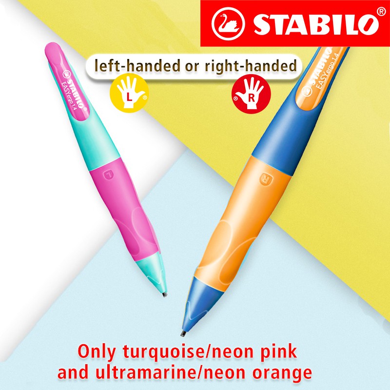 

STABILO EASYergo 1.4 pensil mekanis ergonomis pupil calligraphy for beginner HB pensil easy to grasp