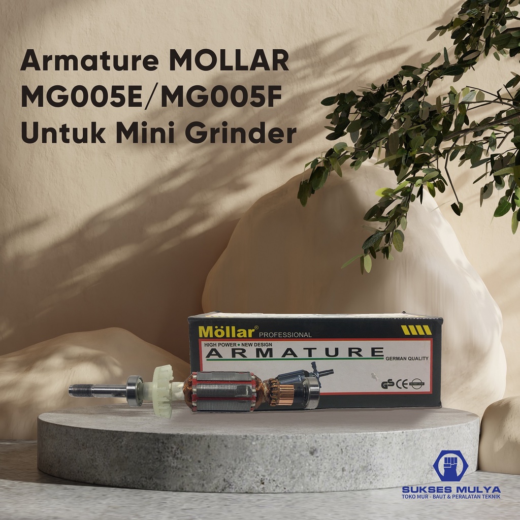 MOLLAR MG005E Armature Mini Grinder MG005F