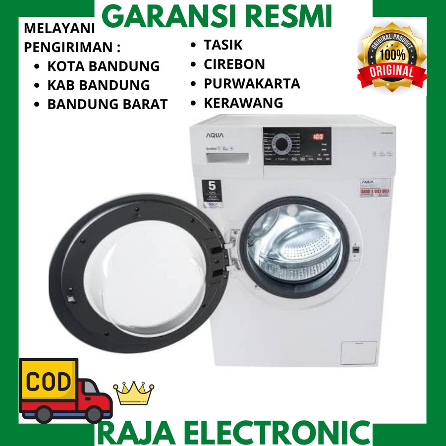 MESIN CUCI FRONT LOADING AQUA 7KG BARU FQW 700829