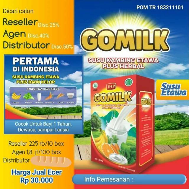 

Go Milk susu kambing etawa