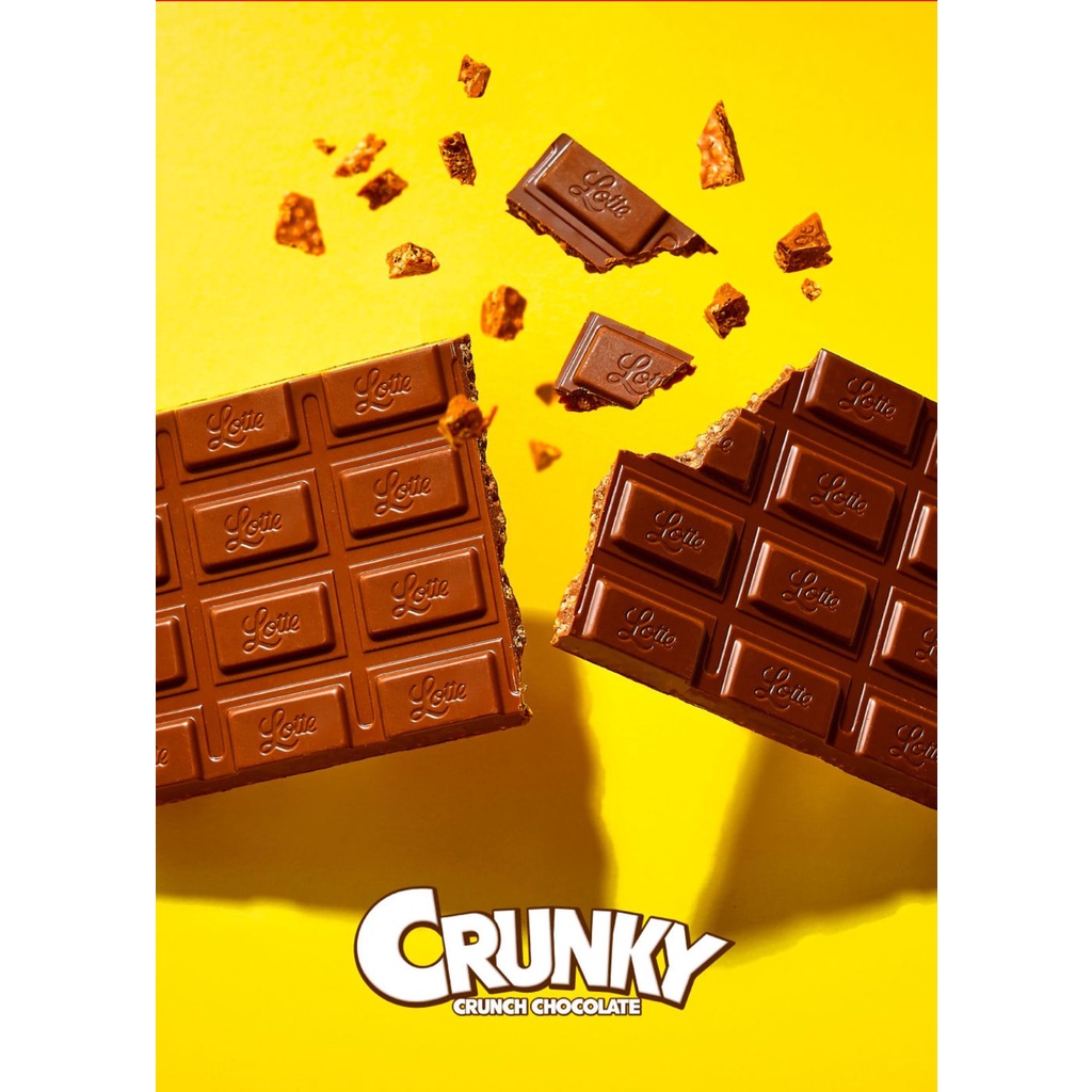 

GFD LOTTE CRUNKY CRUNCH CHOCOLATE 45 GRAM PRODUCT OF JAPAN