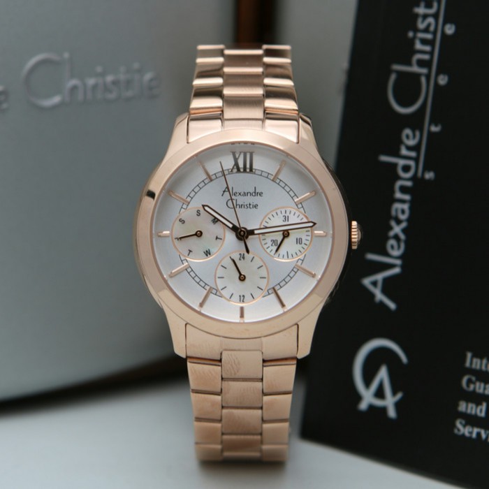 JAM TANGAN WANITA ALEXANDRE CHRISTIE ORIGINAL AC 2815 BF BRGSL TERMURAH WOMEN'S WATCH