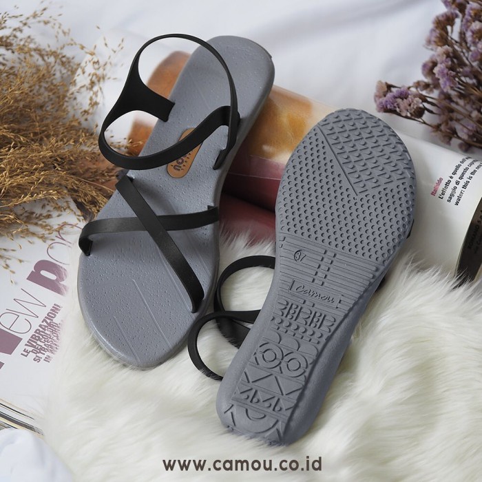 Camou Vivian Sandal Wanita - Sandal tali - Sandal Casual Wanita - Sandal Camou