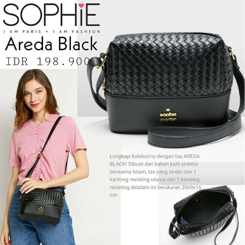 Promo tas Sophie Paris (Areda Black)