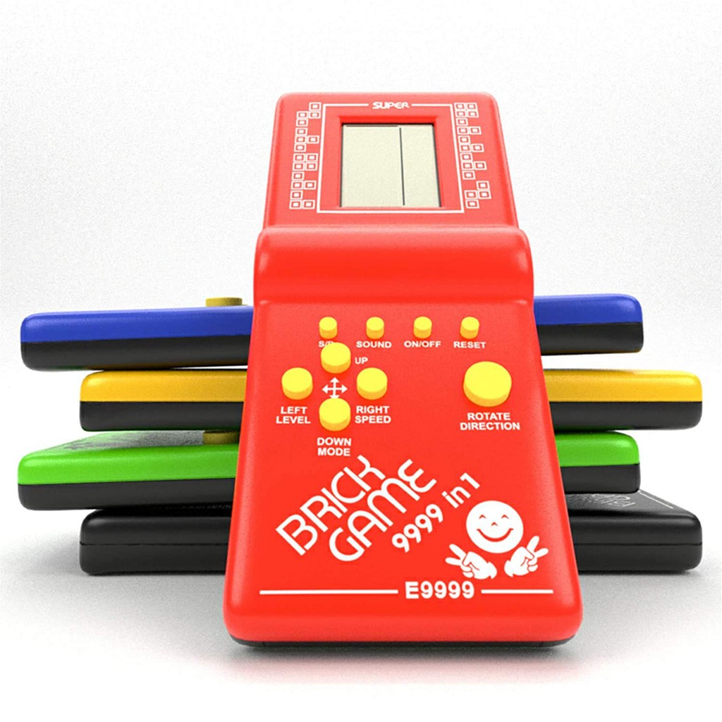 Mainan Anak Mainan Jadul Gameboy Tetris 9999 In 1 Gamebot Brick Game Gimbot Tetris Gembot Permainan 90an-7