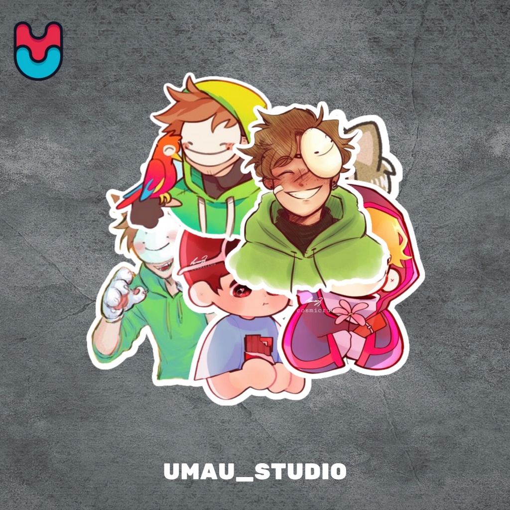 Sticker Set Dream SMP (9 pcs)