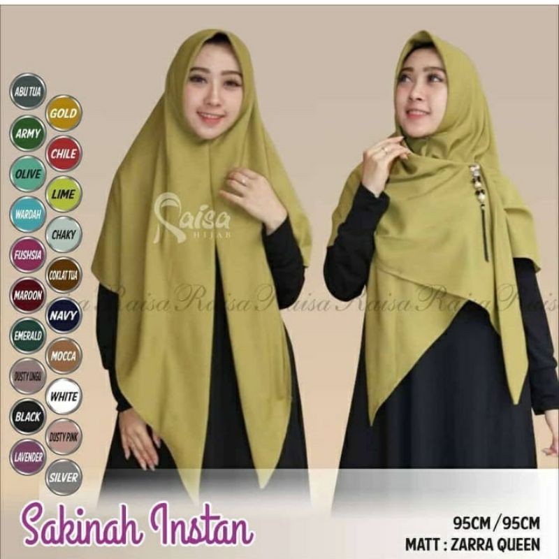 Hijab Instant Zara Queen Raisa Ori