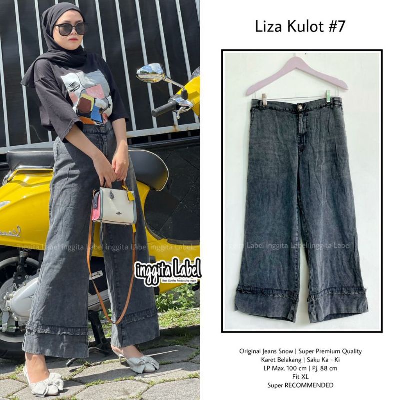 liza kulot #7 celana kulot jeans by inggita label