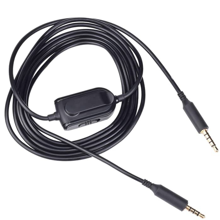 Gaming Headphones AUX Audio Cable Replacement With Mic Universal 3.5mm