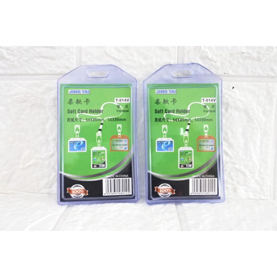 

Casing Id Card Karet 1 Muka / 1 sisi 014 Transparan (BERDIRI)