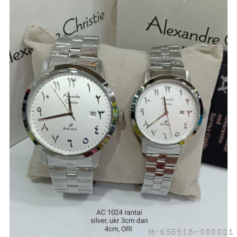 JAM TANGAN COUPLE ANGKA ARAB 031 BISA COD