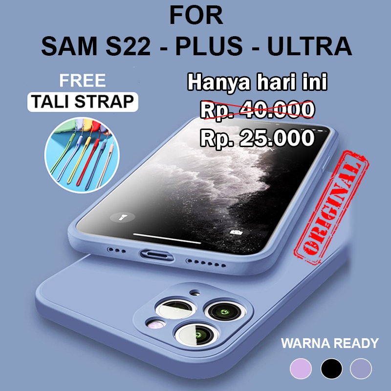 Jual LIQUID SILICONE case for Samsung Galaxy S22 - Plus - Ultra