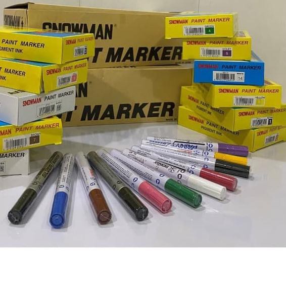 

♕ Paint Marker Snowman - Hitam ☑