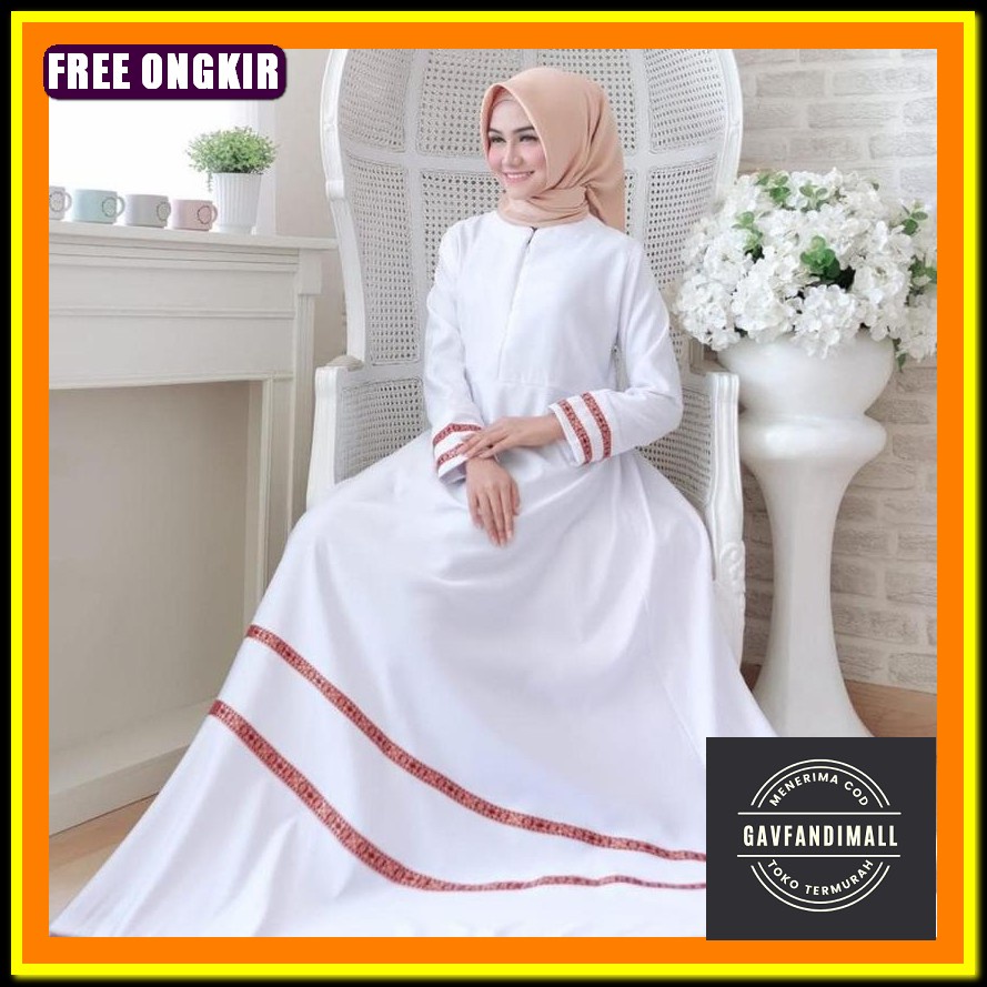 Gamis Terbaru 2022 Gamis Nada Dress Bahan Shakila Mix Bordir Gamis Seragam Gamis Kondangan Gamis Kas