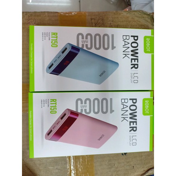 power bank Robot RT150 10000mah power bank Robot original 10000mah LCD