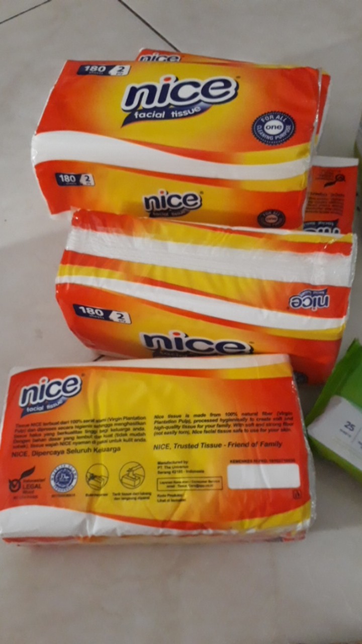 Nice Tissue Softpack 180 Sheet