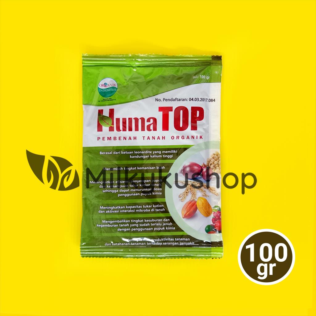 HUMATOP 100 GRAM KEMASAN PABRIK ASAM HUMAT PEMBENAH TANAH