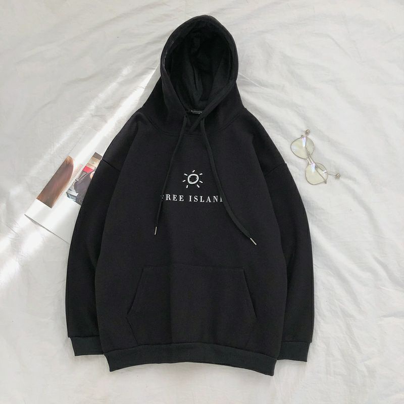 S - XXXXXXL(6XL) Hoodie SUNSHINE FREE ISLAND BIGSIZE Jaket OVERSIZE Sun Sunlight Jumbo Harajuku XXXXL 5XL 4XL 3XL 2XL Sweatshirt Korean Style