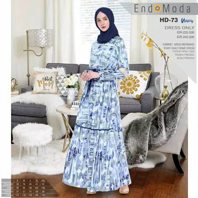 GAMIS ENDOMODA HD 73 MOTIF 2 | HOME DRESS ENDOMODA HD 73 MOTIF 2 VERSI 2