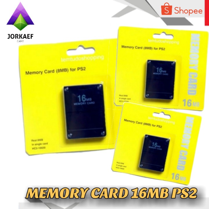 MEMORY CARD PS2 NEW 8MB 16MB 32MB 64MB HITAM MURAH NEW